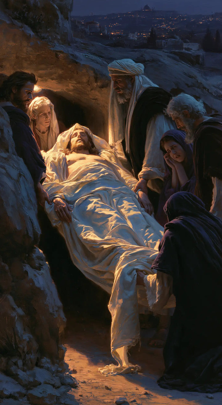 The Entombment of Jesus Christ — The Shroud on the Narrow Path