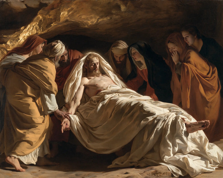 The Entombment of Jesus Christ — The Foot at the Edge of the Ivory Cloth