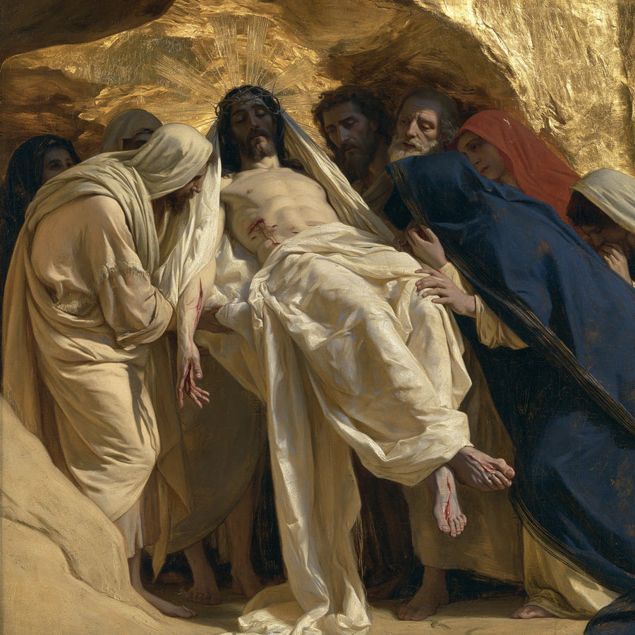 The Entombment of Jesus Christ - Sacred Gold · Square n° 1