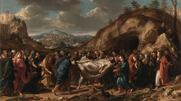 The Entombment of Jesus Christ — The Shroud Before the Inhabited Hills