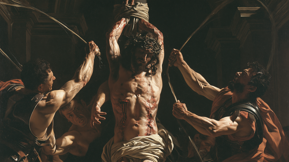 La Flagellazione di Cristo - Esplosione di movimento · Paesaggio n° 13 - Arte cristiana