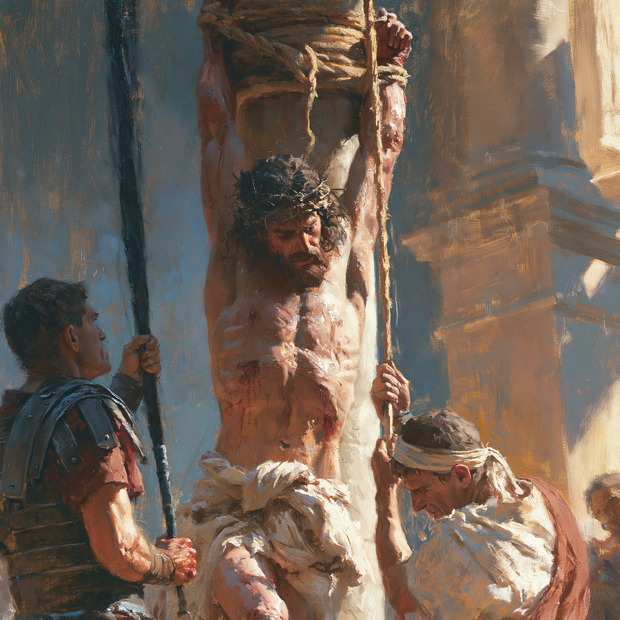 La Flagellazione di Cristo - Impressionista · Carré n° 1