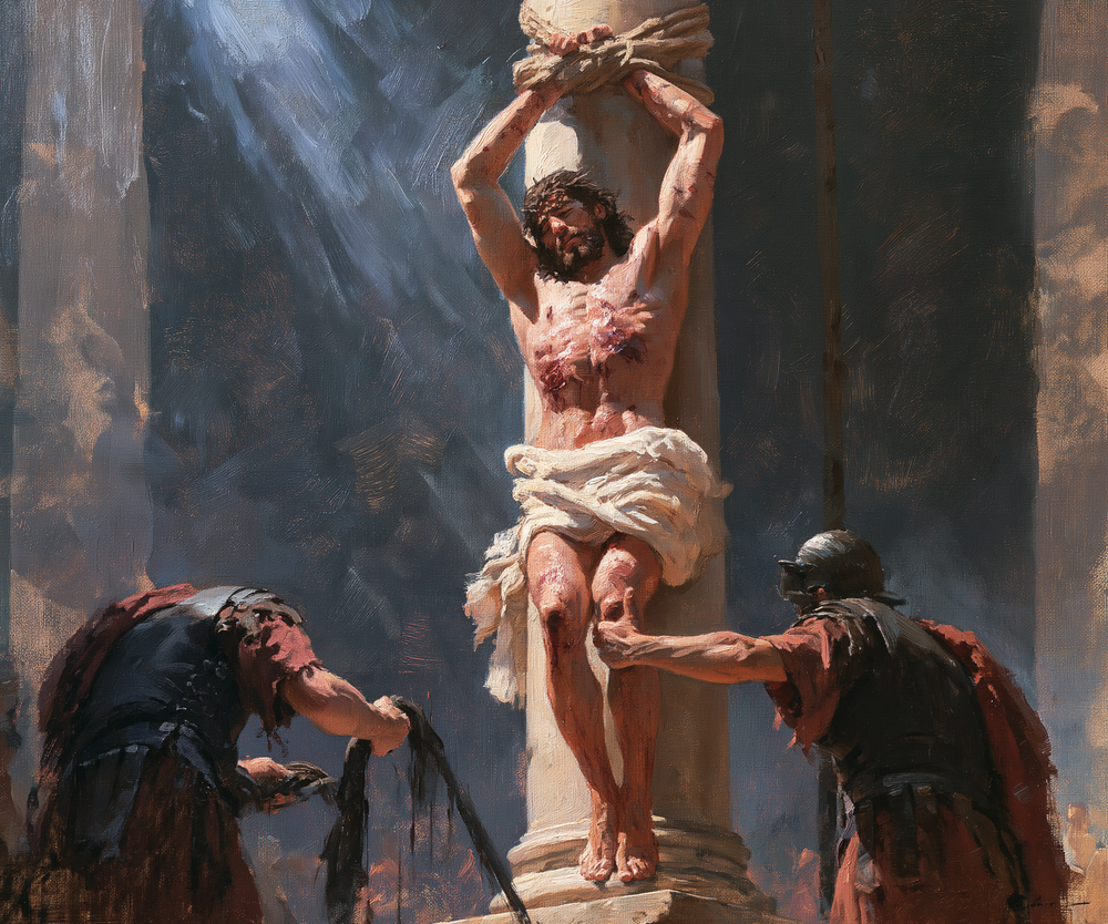 La Flagellazione di Cristo - Impressionista · Paesaggio n° 1 - Arte cristiana
