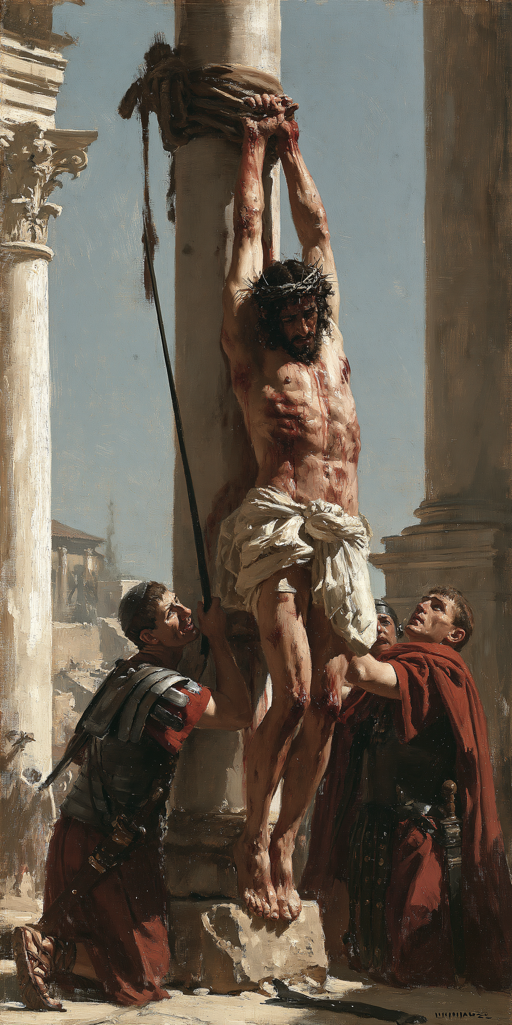 La Flagellazione di Cristo - Impressionista · Ritratto n° 1 - Arte cristiana