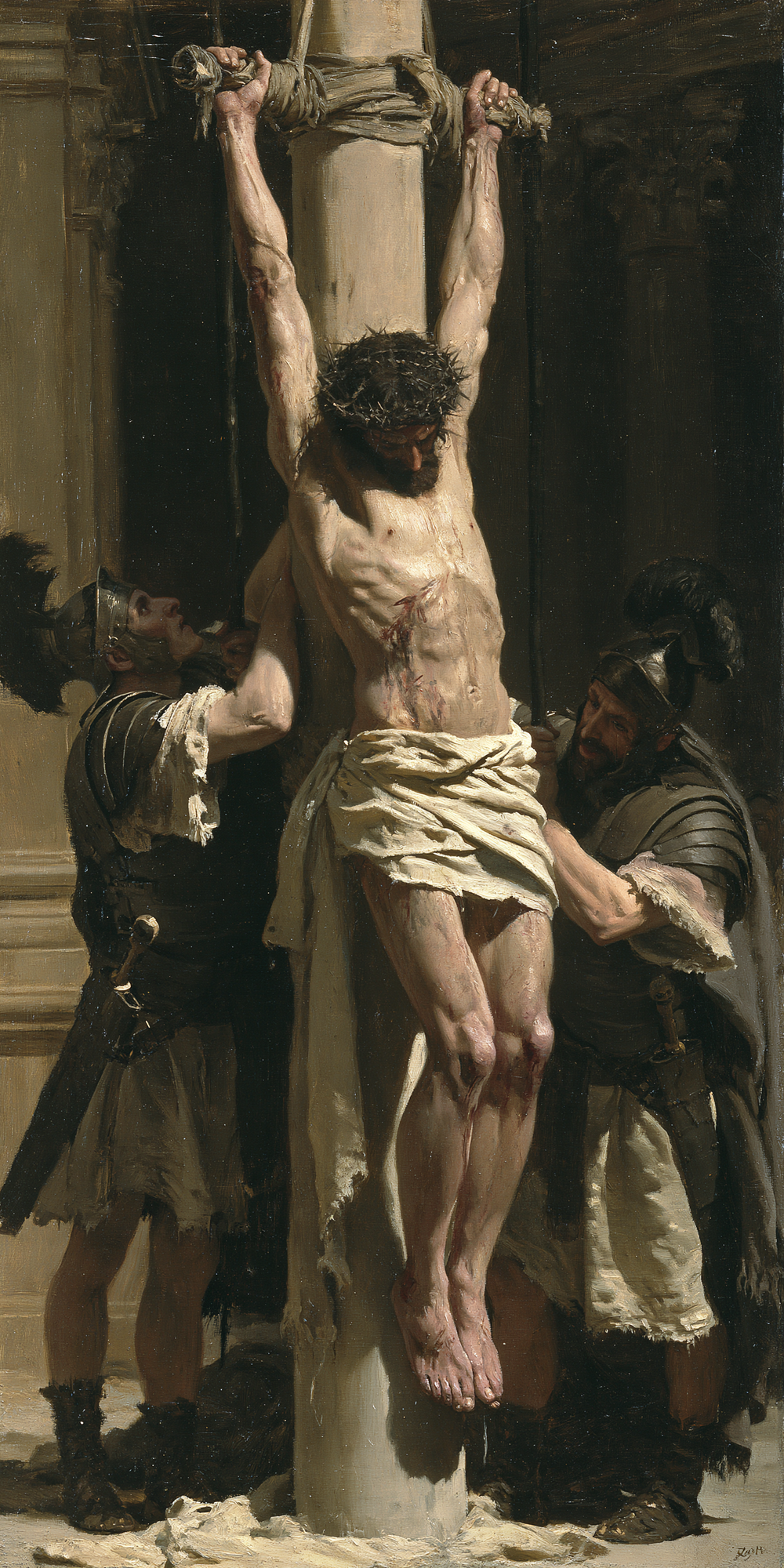 La Flagellazione di Cristo - Impressionista · Ritratto n° 2 - Arte cristiana