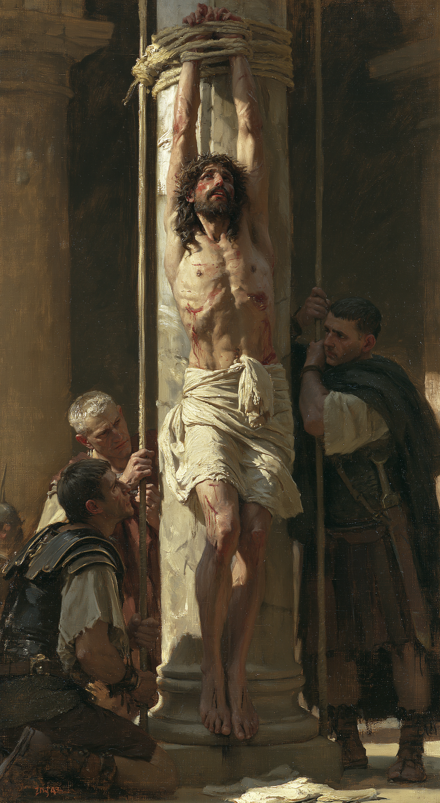The Flagellation of Christ - Impressionist · Portrait n° 4