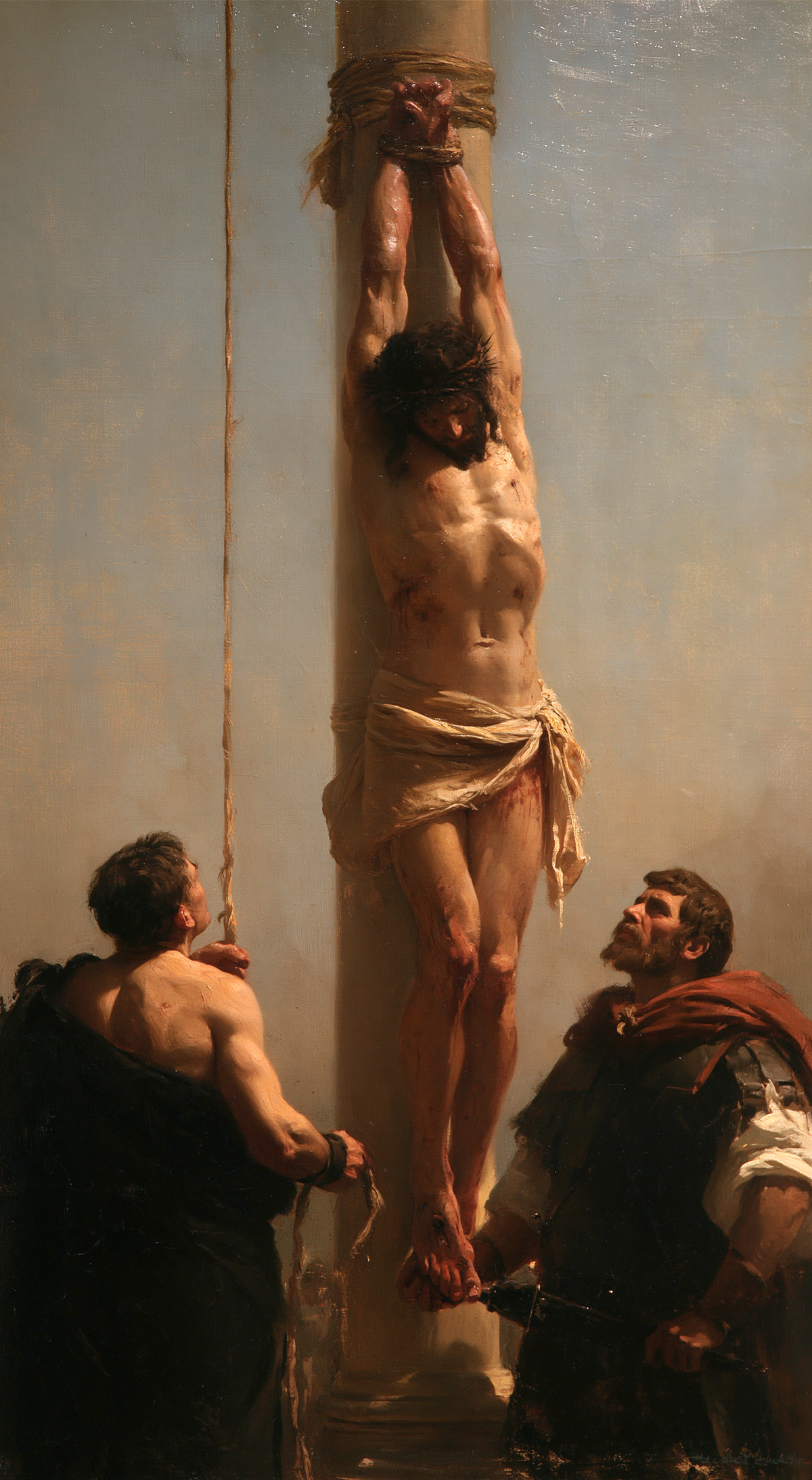 The Flagellation of Christ — Alone Against the Pale Sky