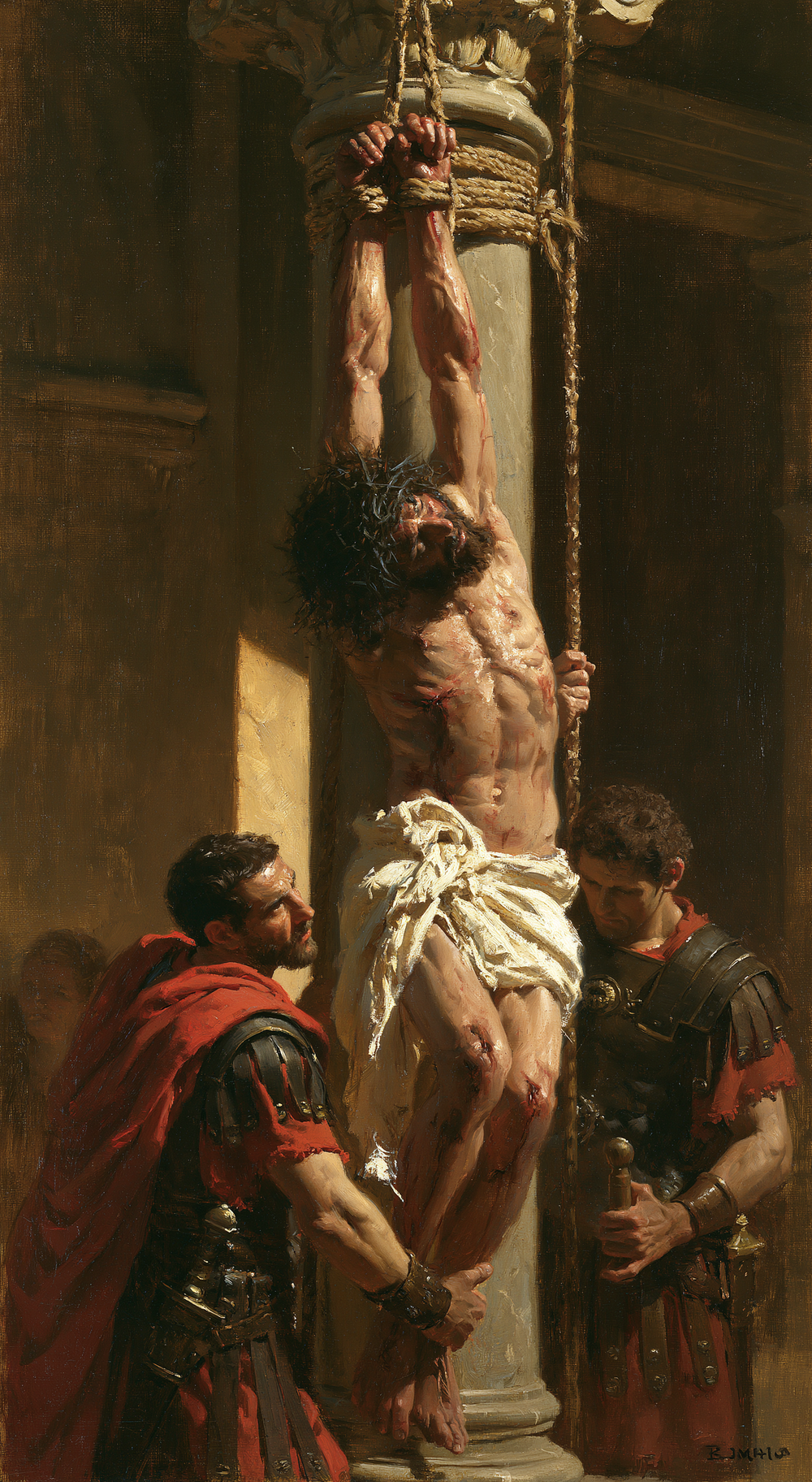 La Flagellazione di Cristo - Impressionista · Ritratto n° 6 - Arte cristiana