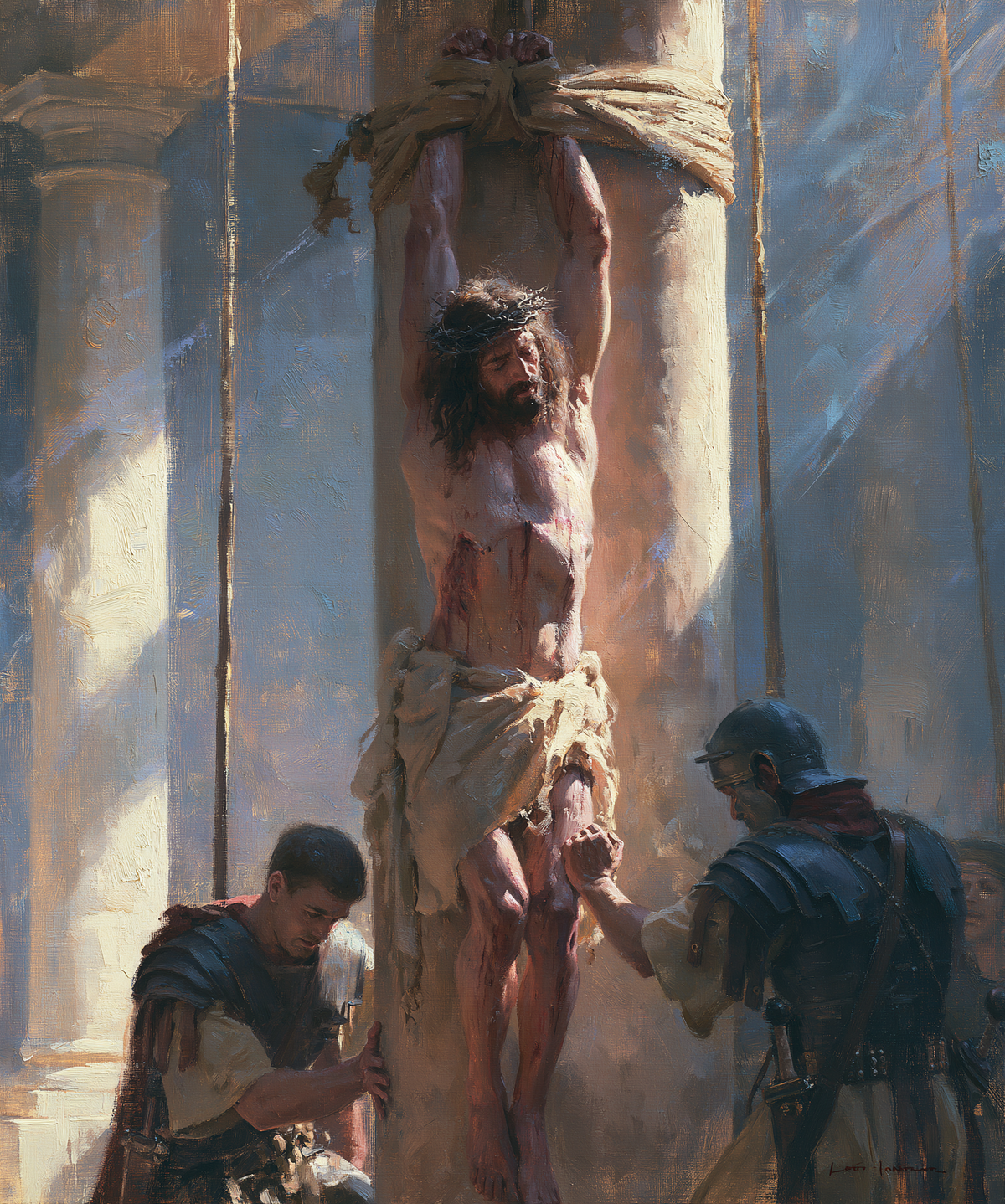 La Flagellazione di Cristo - Impressionista · Ritratto n° 15 - Arte cristiana