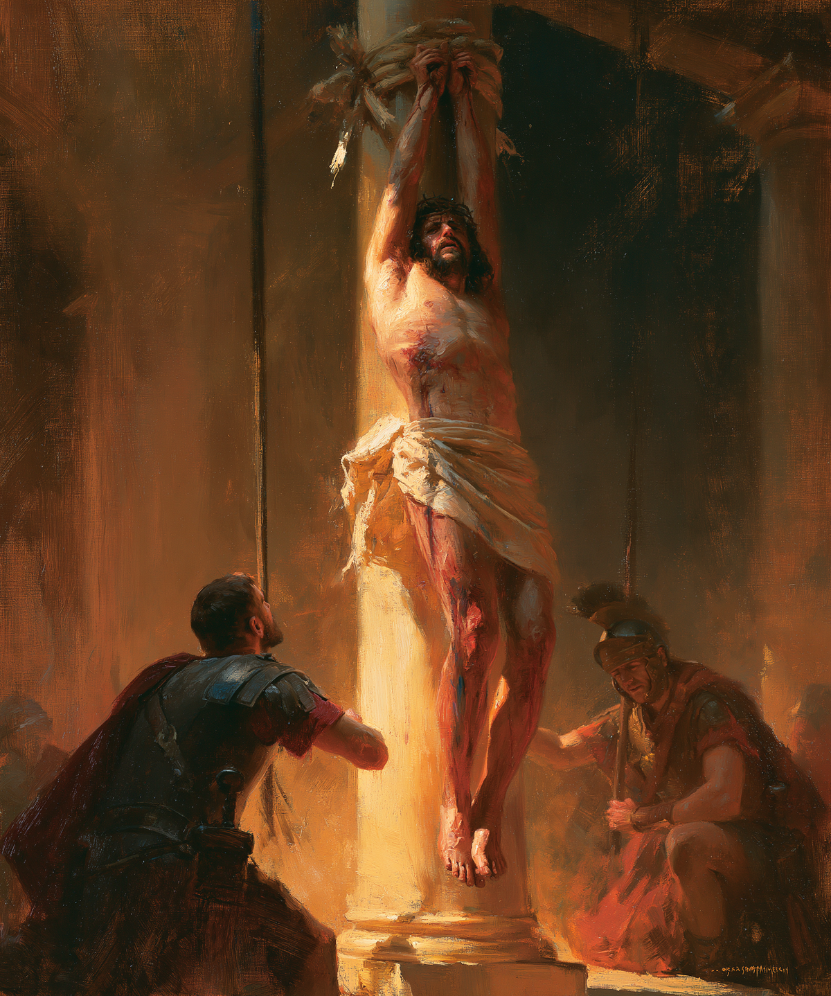 La Flagellazione di Cristo - Impressionista · Ritratto n° 17 - Arte cristiana