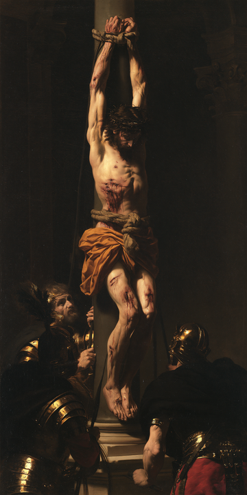 La Flagellazione di Cristo - Nero e oro · Ritratto n° 2
