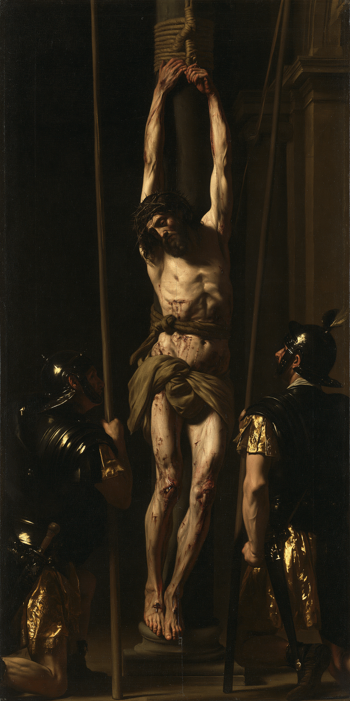 La Flagellazione di Cristo - Nero e oro · Ritratto n° 3