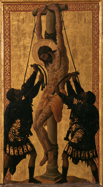 La Flagellazione di Cristo - Nero e oro · Ritratto n° 4