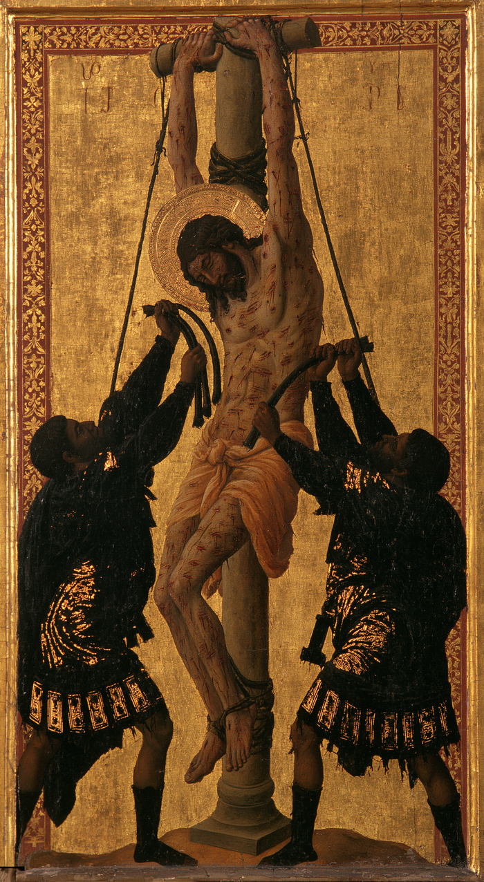 La Flagellazione di Cristo - Nero e oro · Ritratto n° 4
