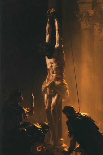 La Flagellazione di Cristo - Nero e oro · Ritratto n° 7