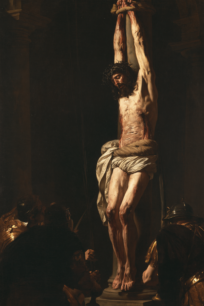 La Flagellazione di Cristo - Nero e oro · Ritratto n° 8