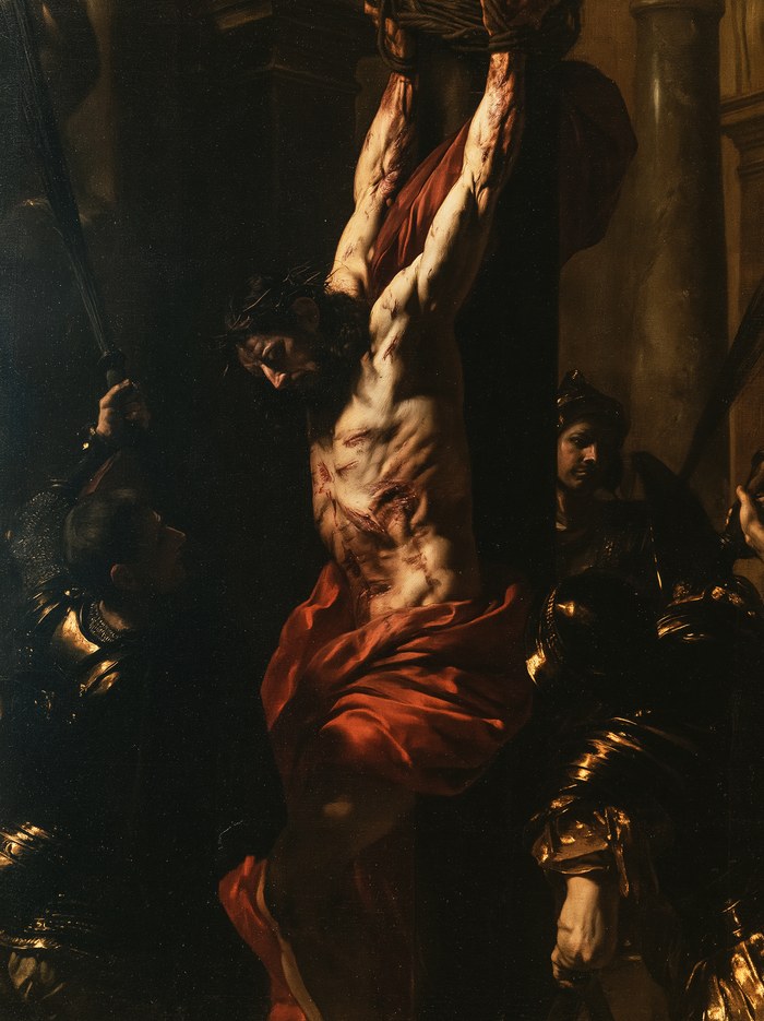 La Flagellazione di Cristo - Nero e oro · Ritratto n° 10