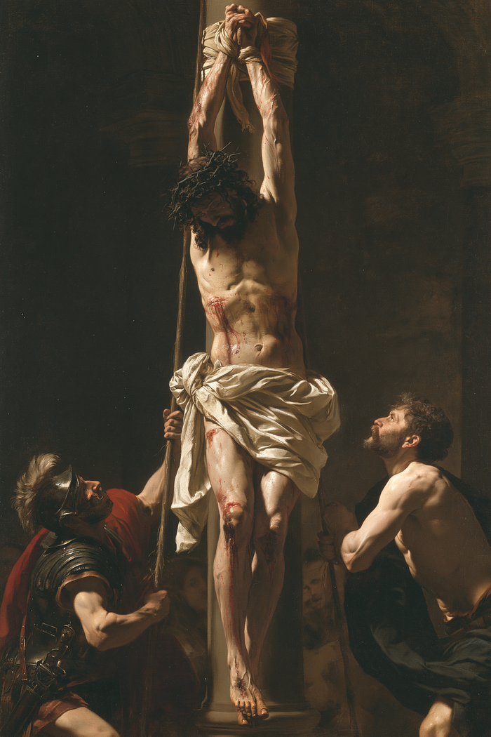 La Flagellazione di Cristo - Rosso di sacrificio · Ritratto n° 5