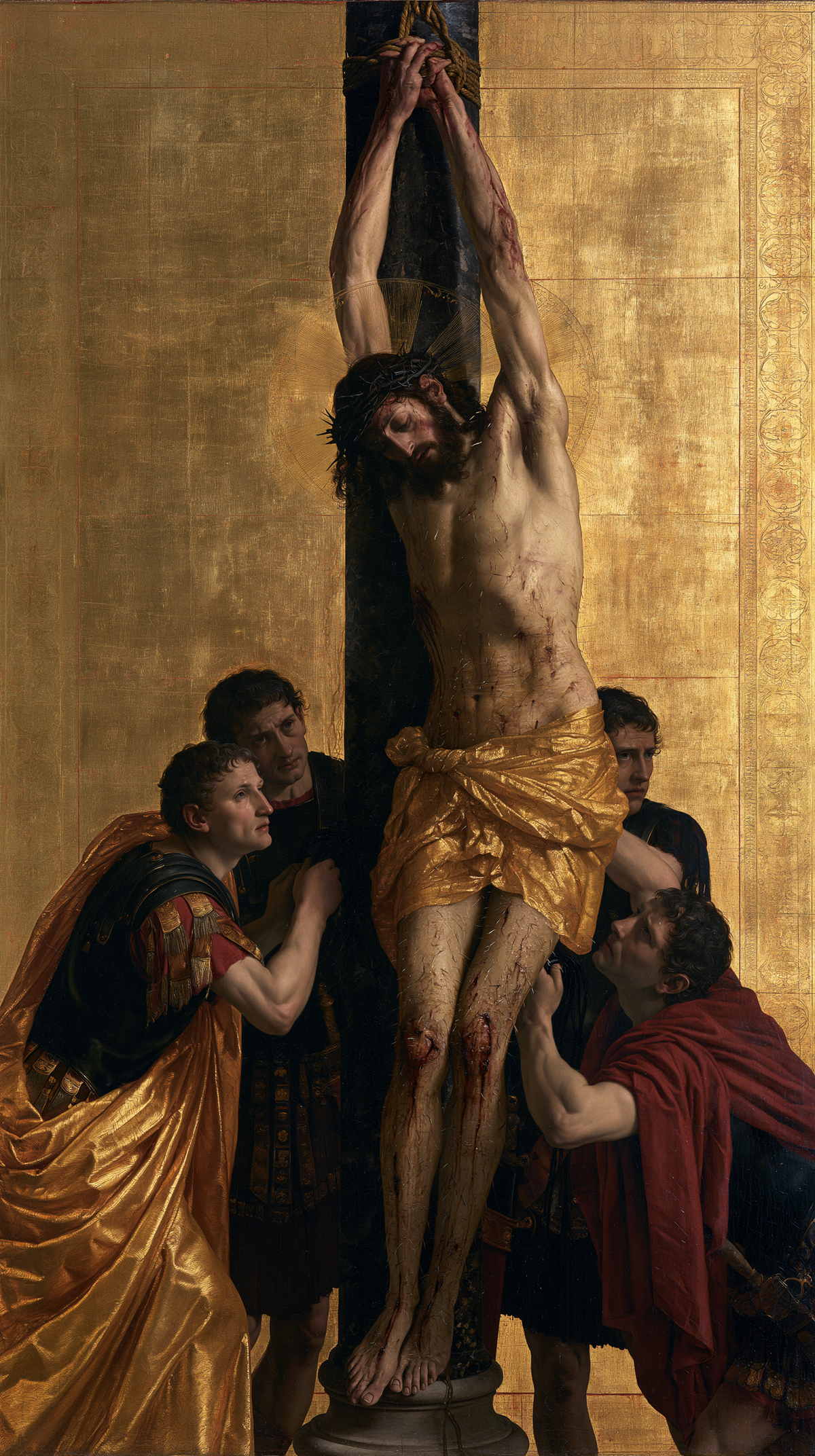 La Flagellazione di Cristo - Sacro d'Oro · Ritratto n° 3 - Arte cristiana