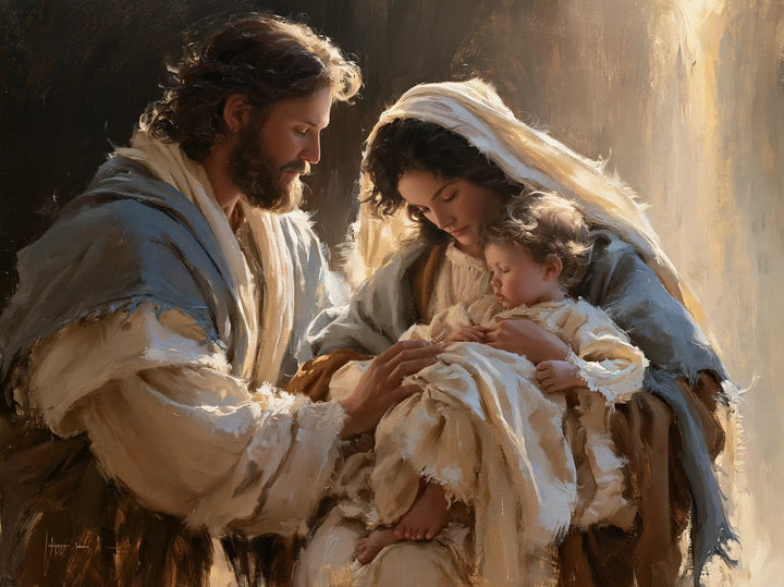 The Holy Family - Sacred Family Tenderness · Landscape n° 2