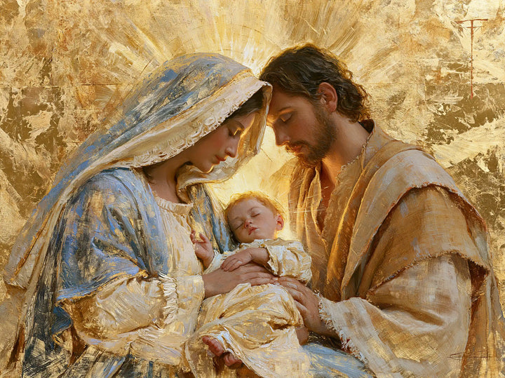 The Holy Family - Sacred Gold · Landscape n° 16