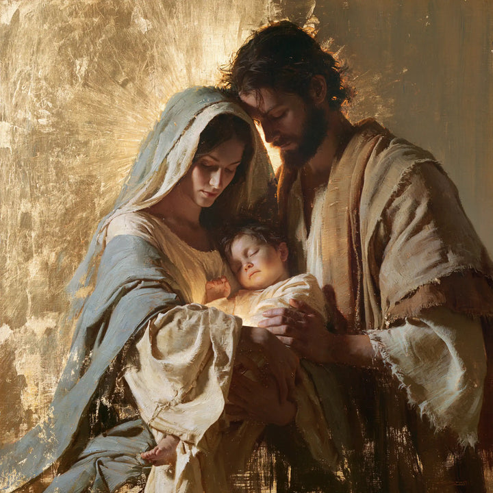 The Holy Family - Sacred Gold · Square n° 4