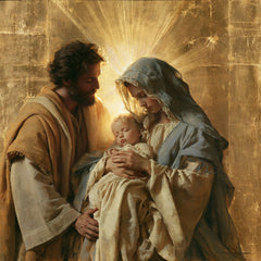 The Holy Family — The Meeting Beneath the Golden Rays