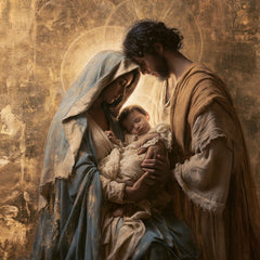 The Holy Family — The Cradle in the Shadow of Gold