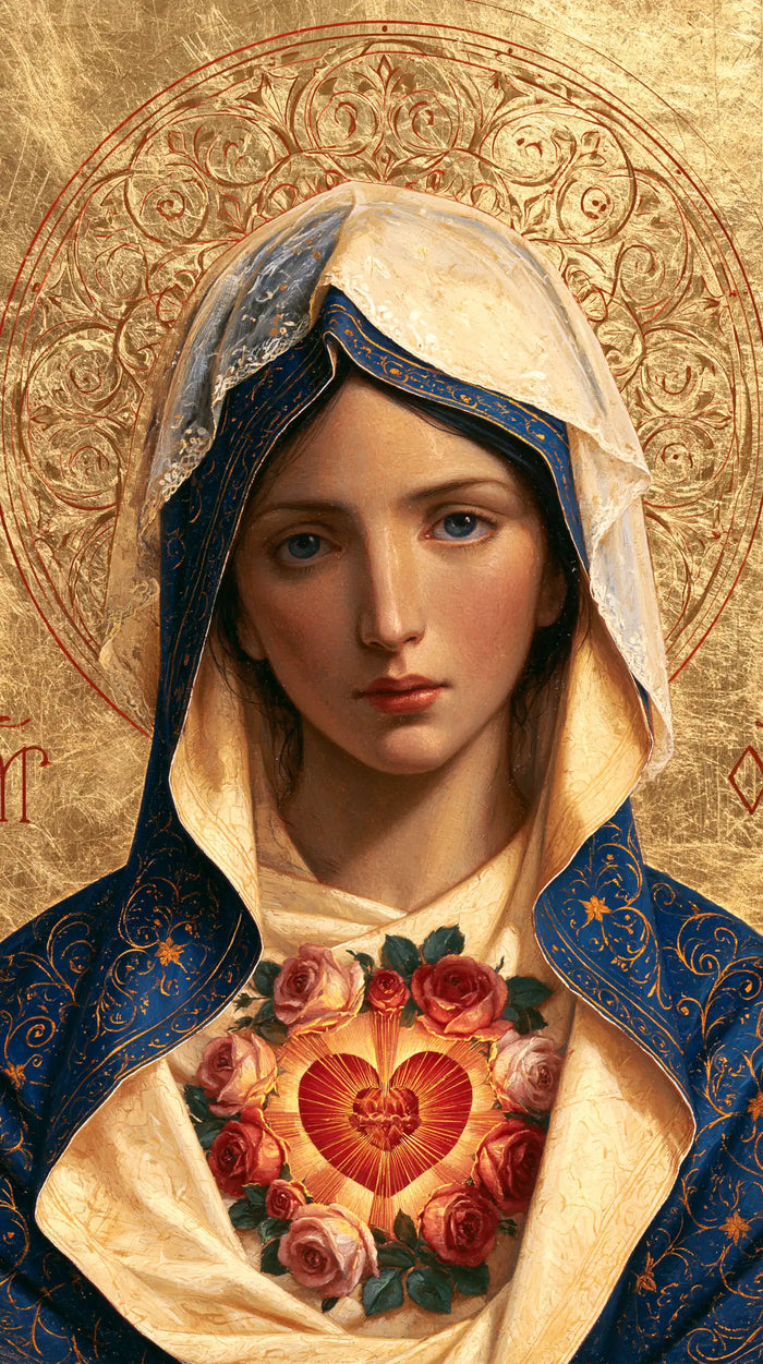 Immaculate Heart of Mary - Contemporary Byzantine · Portrait n° 5
