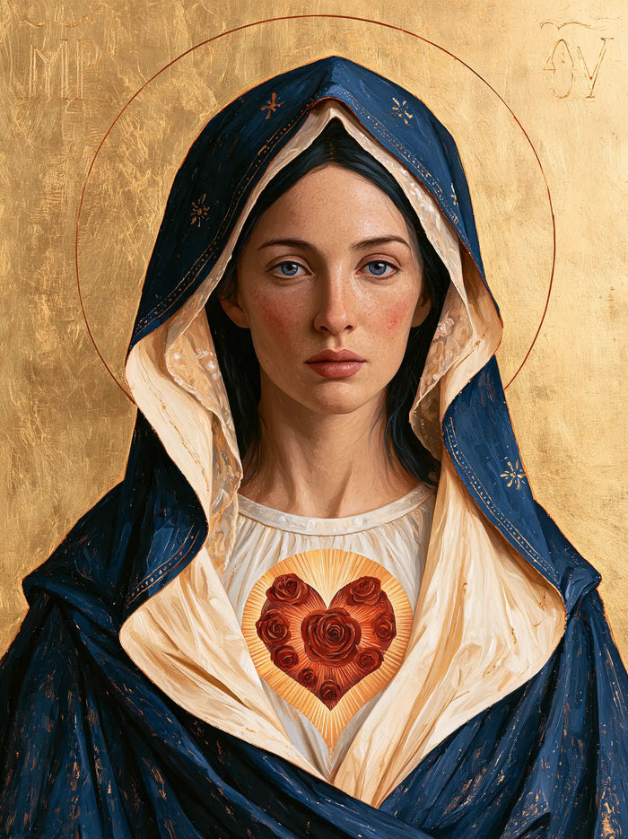 Immaculate Heart of Mary - Contemporary Byzantine · Portrait n° 8