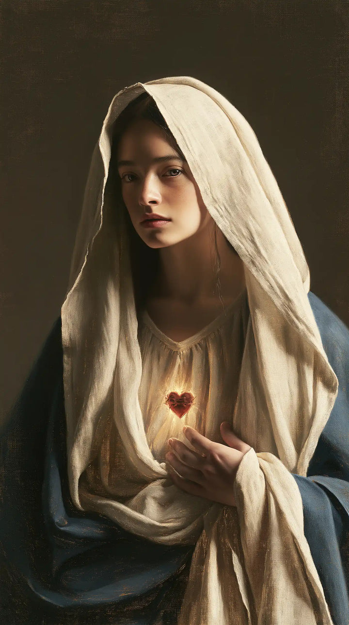 Immaculate Heart of Mary - Contemporary Minimalism · Portrait n° 3