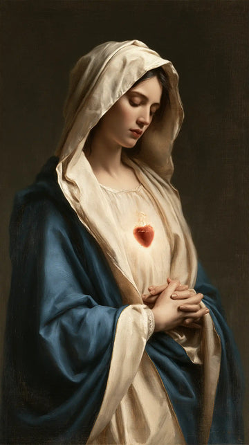 Immaculate Heart of Mary - Contemporary Minimalism · Portrait n° 6