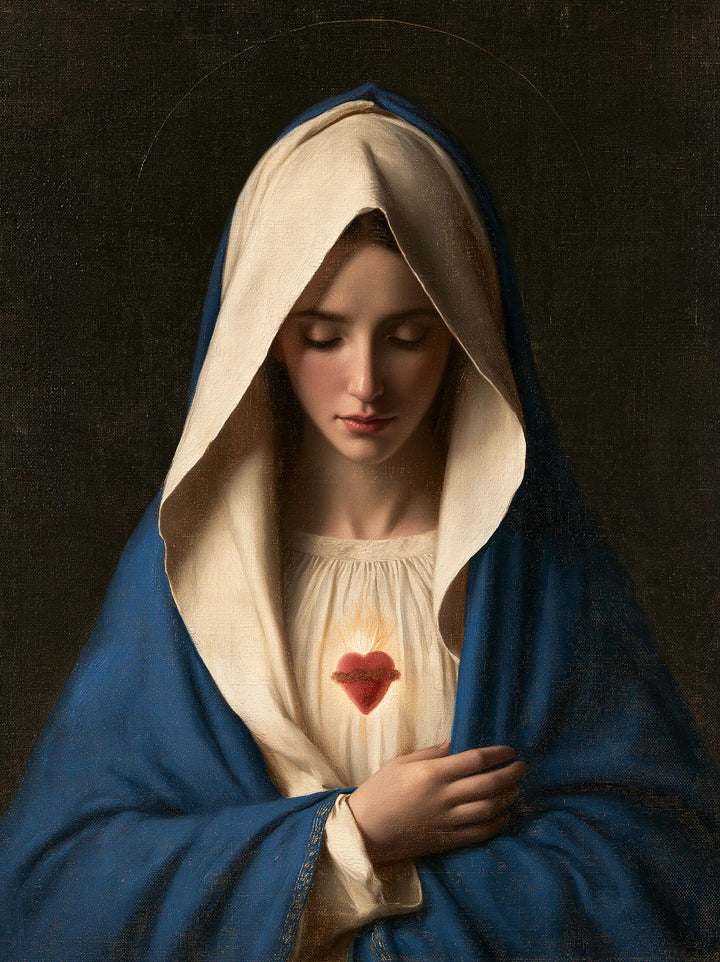 Immaculate Heart of Mary - Contemporary Minimalism · Portrait n° 10