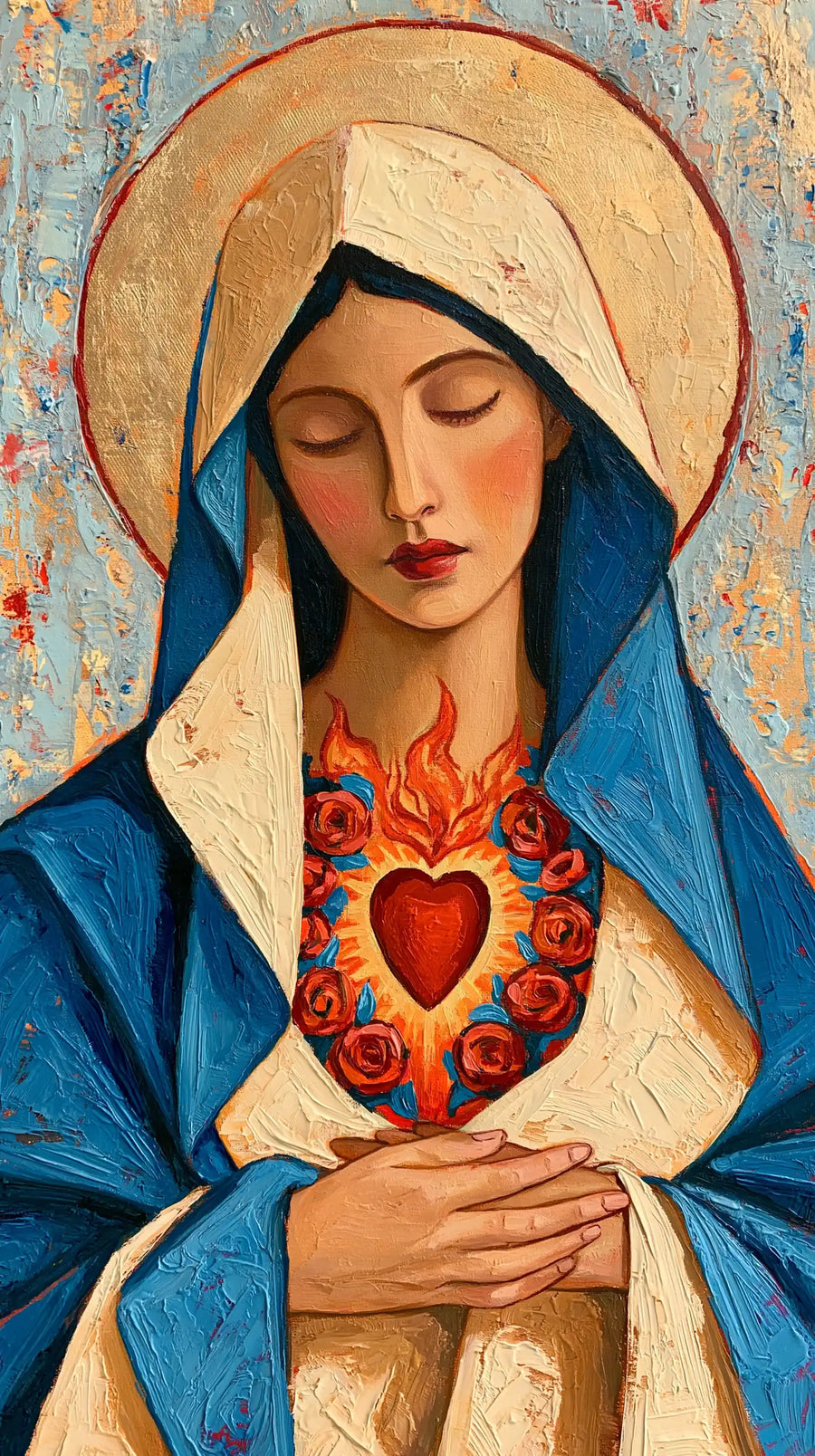 Immaculate Heart of Mary - Expressionist · Portrait n° 4