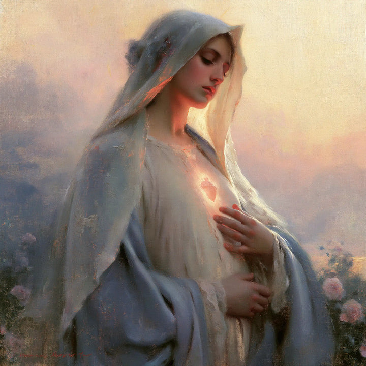 Immaculate Heart of Mary - The Immaculate Heart at Dawn · Square n° 8