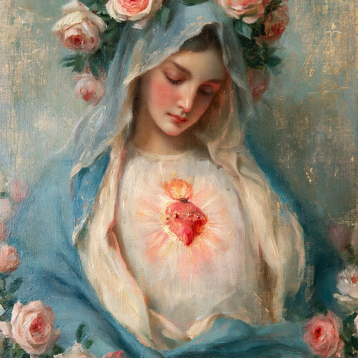 The Immaculate Heart of Mary — The Solitary Heart in the Pale Robe