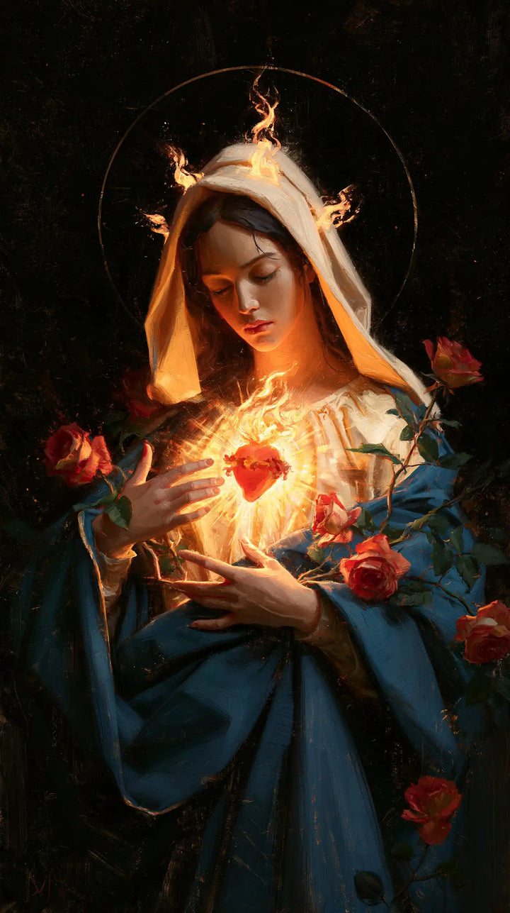 Immaculate Heart of Mary - Mary as Divine Light · Portrait n° 6