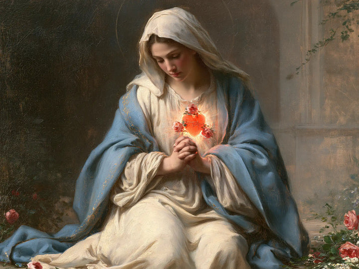 The Immaculate Heart of Mary — Rest in Prayer Beside the Pale Wall