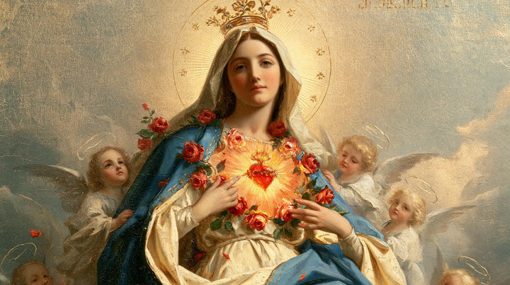 Immaculate Heart of Mary - Mary Surrounded by Angels · Landscape n° 15