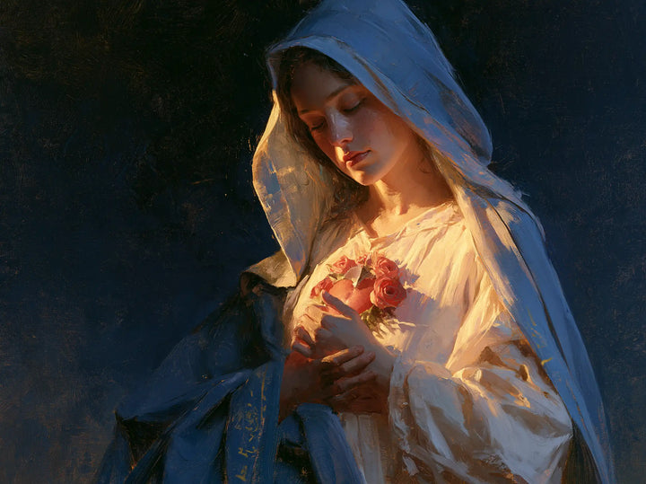 Immaculate Heart of Mary - Midnight Blue Chiaroscuro · Landscape n° 2