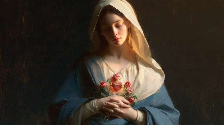 Immaculate Heart of Mary - Midnight Blue Chiaroscuro · Landscape n° 14