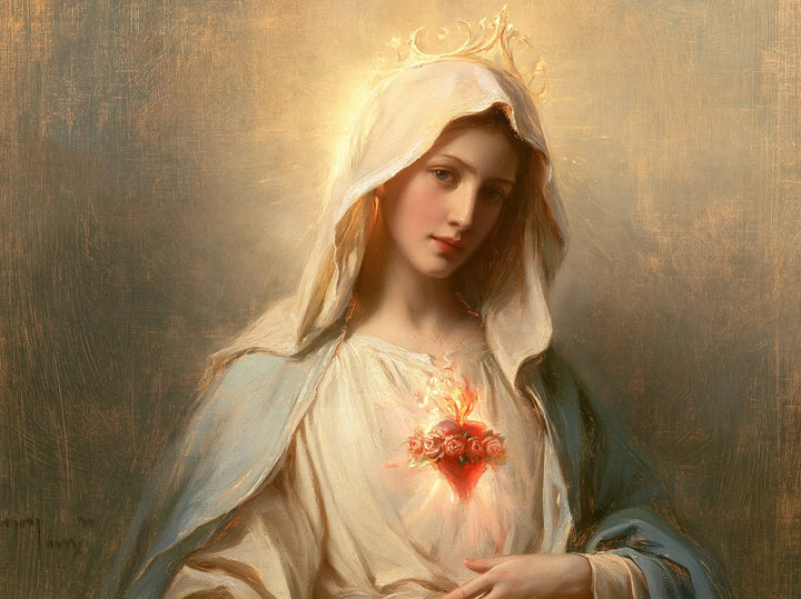 The Immaculate Heart of Mary — The Light Crown in the Pearly Morning