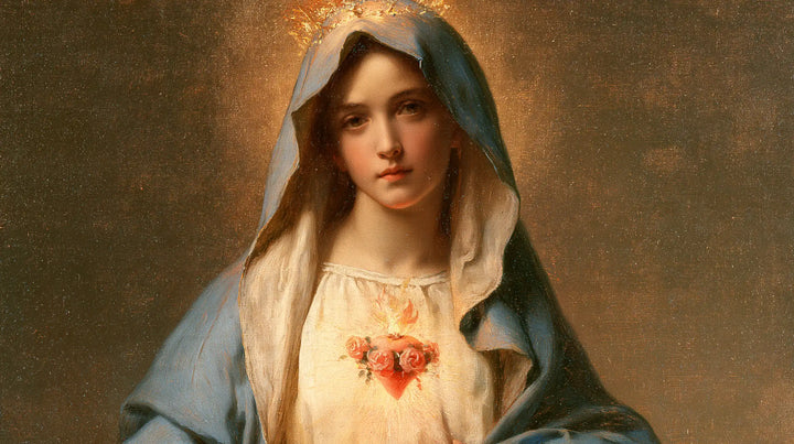 The Immaculate Heart of Mary — The Miniature Heart in the Amber Halo