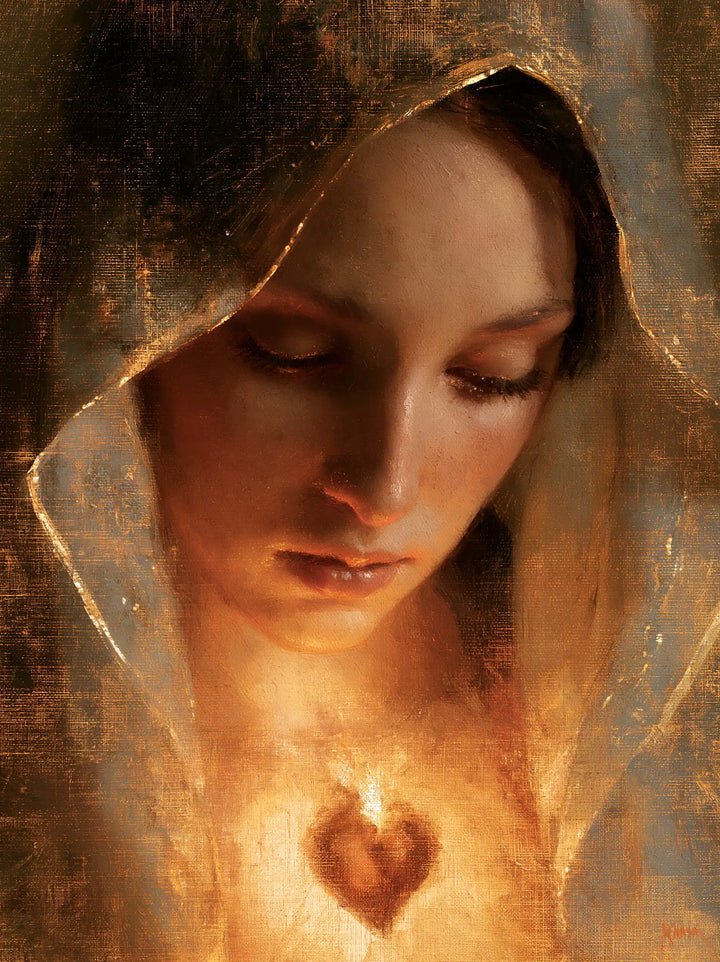 The Immaculate Heart of Mary — The Heart in the Veil’s Haze