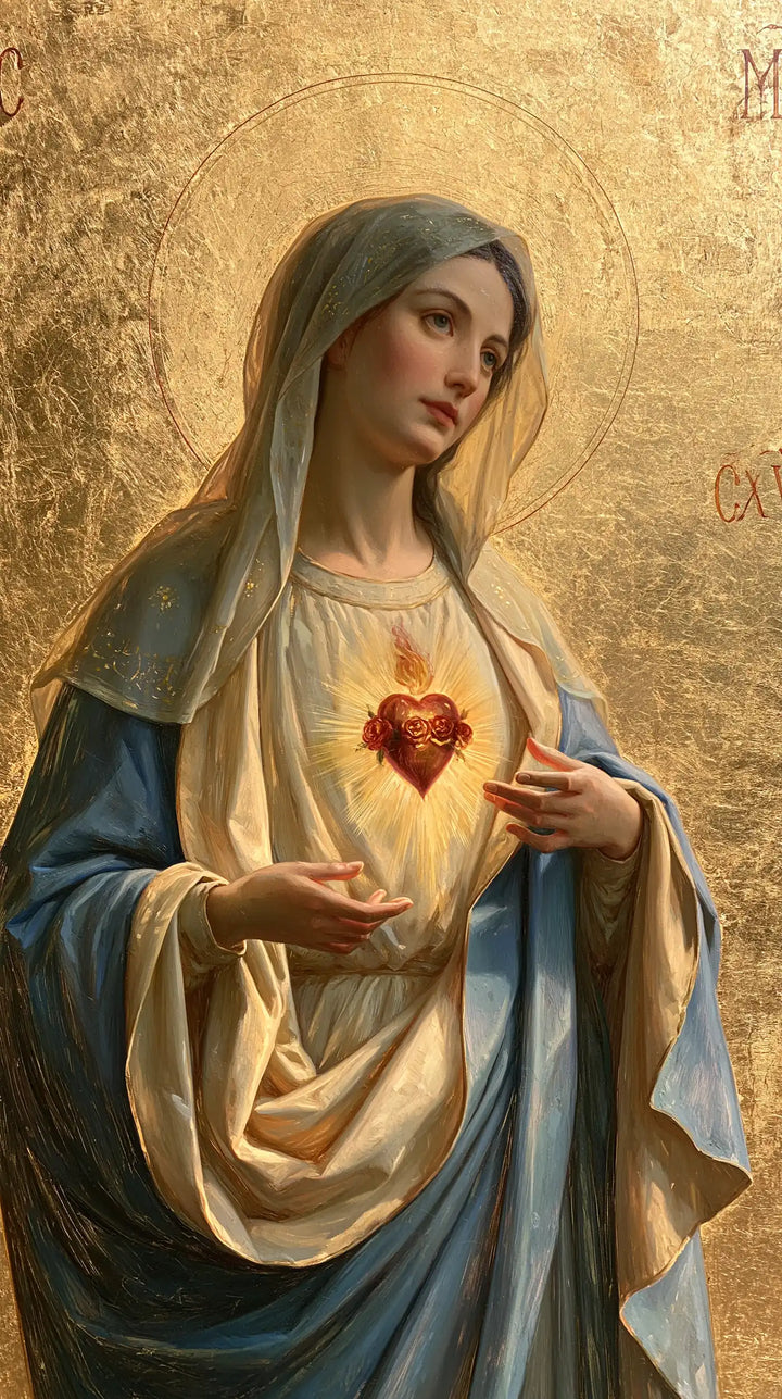 Immaculate Heart of Mary - Sacred Gold · Portrait n° 8
