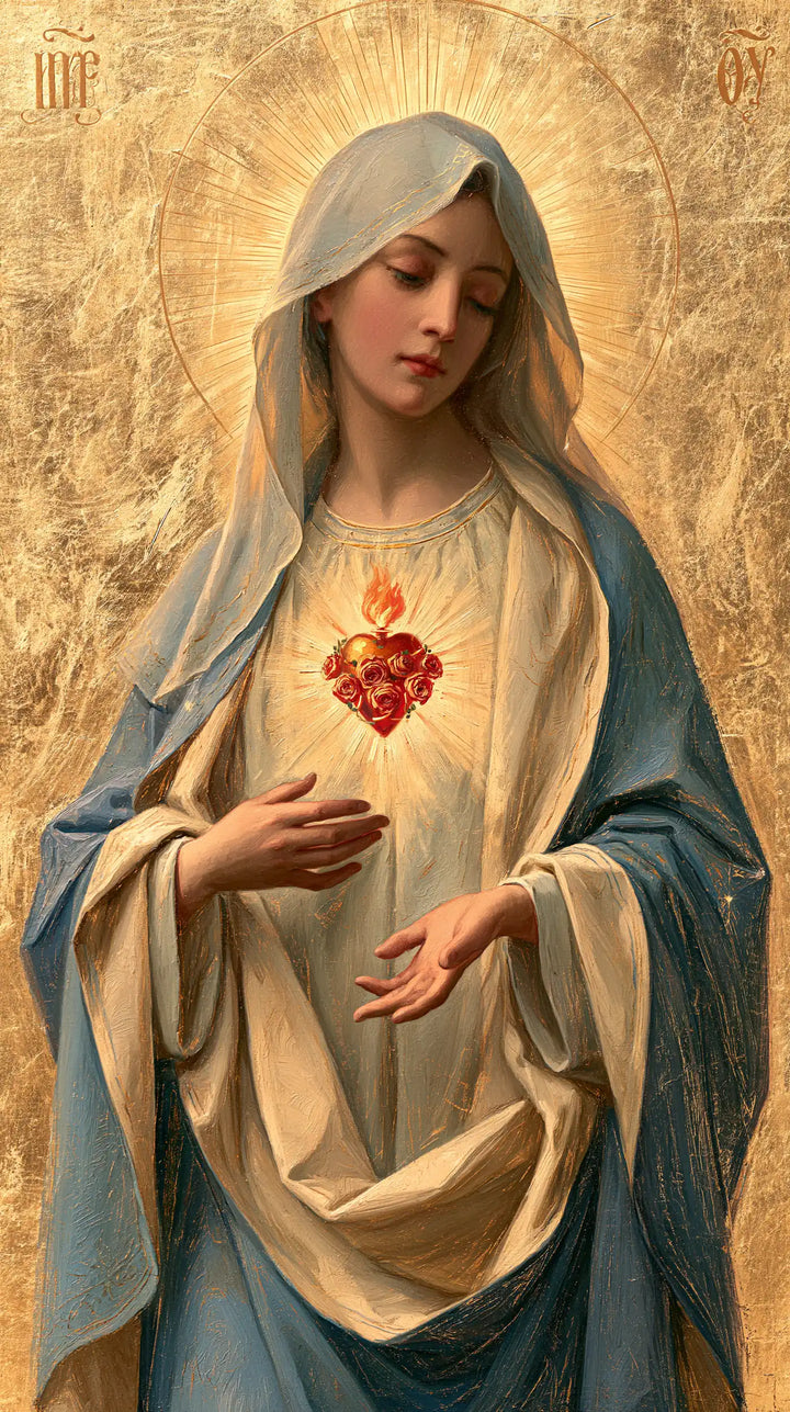 Immaculate Heart of Mary - Sacred Gold · Portrait n° 22