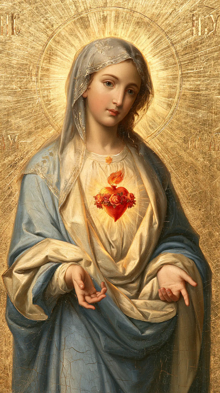 Immaculate Heart of Mary - Sacred Gold · Portrait n° 25