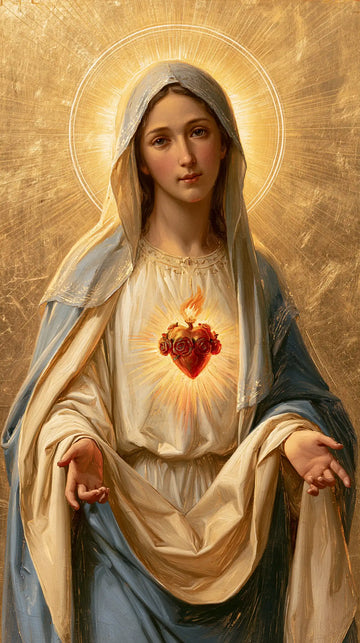 Immaculate Heart of Mary - Sacred Gold · Portrait n° 26