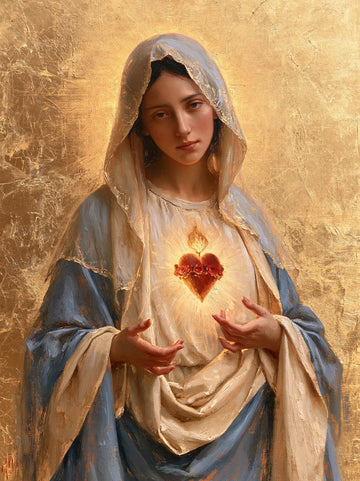 Immaculate Heart of Mary - Sacred Gold · Portrait n° 31