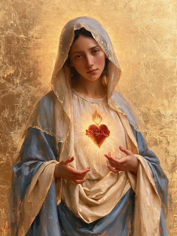 Immaculate Heart of Mary - Sacred Gold · Portrait n° 31